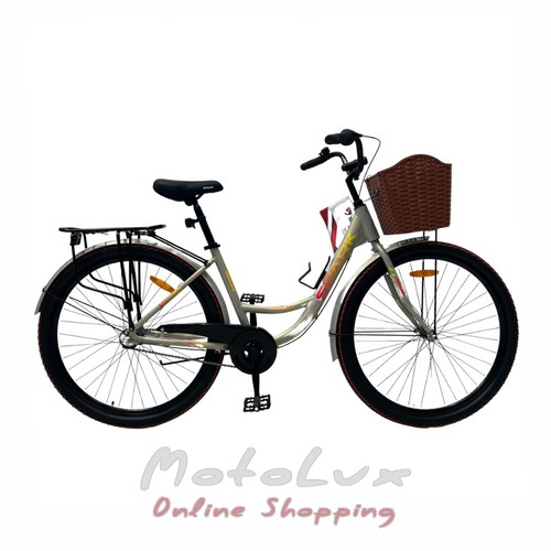 Городской велосипед Spark Planet Venera, колесо 28, рама 17, серый