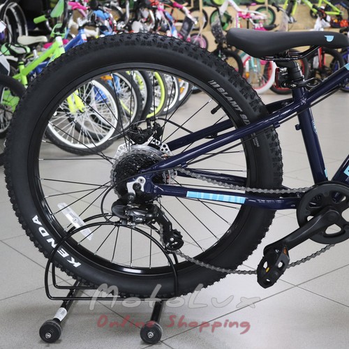 Підлітковий велосипед Pride Rocco 4.1, колесо 24, 2020, blue