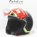 Helmet LS2 OF558 Sphere Lux Crush, black hi vis yellow, Black-yellow, L
