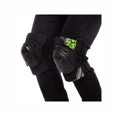 Motorkerékpár térdvédő SCOYCO K27, fekete zölddel