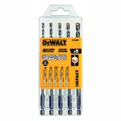 Set of universal drills DeWALT DT60099 Multi Material Impact, 5 pcs., plastic case