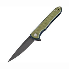 Нож Artisan Shark Black Blade, D2, G10, olive