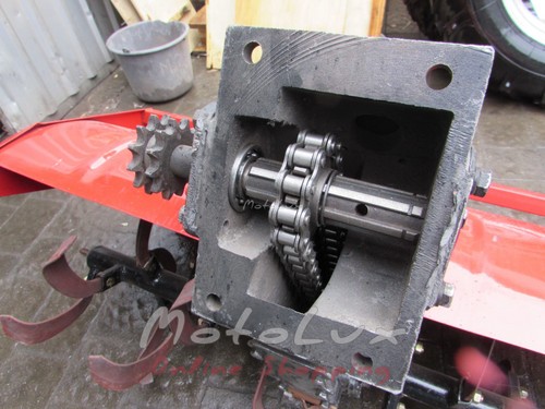 Rotavator for Crosser Mototractor with Central Reducer, Small Asterisk