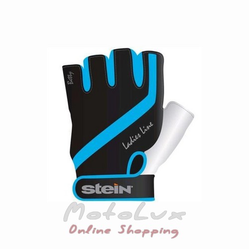 Stein Betty GLL 2311 Fitness kesztyű, M-es, fekete kékkel