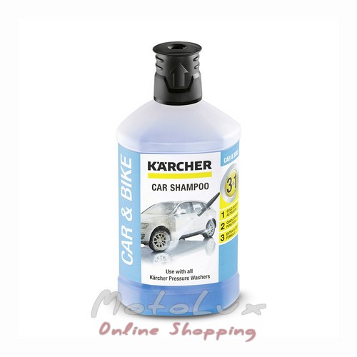 Автомобильный шампунь Plug 'n' Clean 3-в-1 (1 литр) Karcher