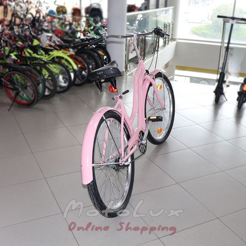 Дорожный велосипед Neuzer California, колеса 26, рама 17, Shimano Nexus, pink
