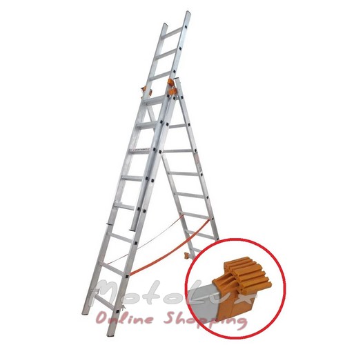 Univerzálny rebrík 3х9 Budfix 01409