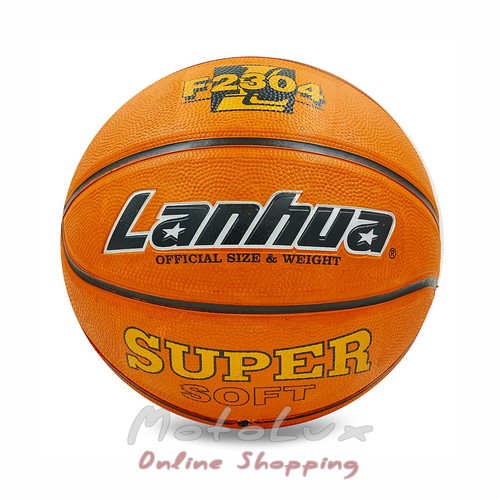 Lanhua Super soft rubber basketball ball F2304, size #7