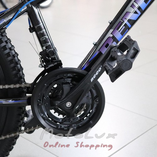 Підлітковий велосипед Benetti MTB Legacy DD, колесо 24, рама 12, 2020, black n blue