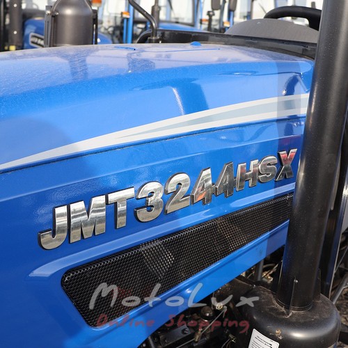 Минитрактор Jinma JMT 3244 HSX, 24 л.с., 4x4, КПП (4+1)x2x2, двухдисковое сцепление, широкая резина