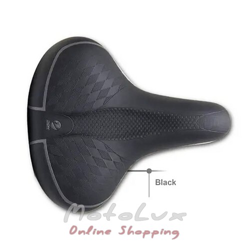 Seat DDK 251 ONE 259*224, black with gray