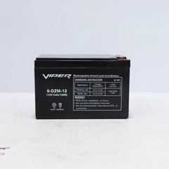 Аккумулятор Viper 6-DZM-12, 12V, 12Ah, свинцово-кислотный