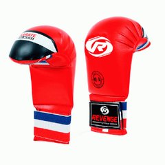 Karate gloves EV 22 2201 PU, size S, red