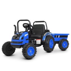 Детский электромобиль трактор Bambi M 4419EBLR 4, синий