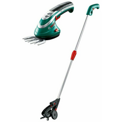 Cordless Bosch ISIO 3 brushcutter for grass, telescopic rod