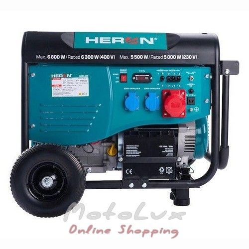 Gasoline generator Heron 6.8 kW, electric starter