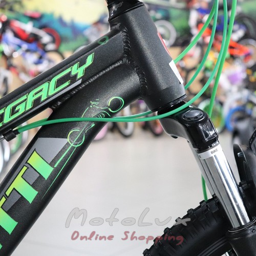 Teenage bike Benetti MTB Legacy DD, Black-green
