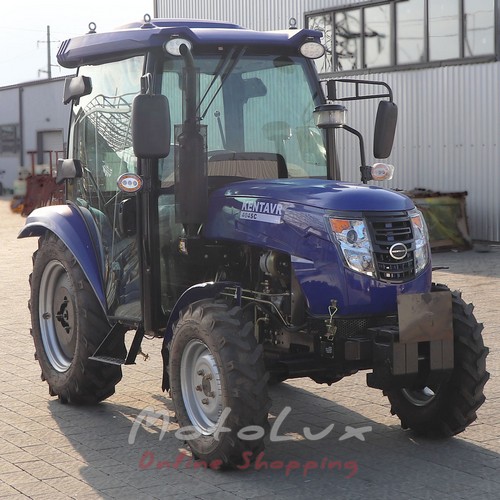 Tractor Kentavr 404 SC, 40 HP, 4x4, 4 Cyl, 2 Hydraulic Exhausts, blue