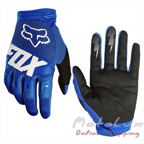 Мотоперчатки Fox Dirtpaw blue
