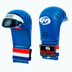 Karate gloves EV 22 2202 PU, size M, blue