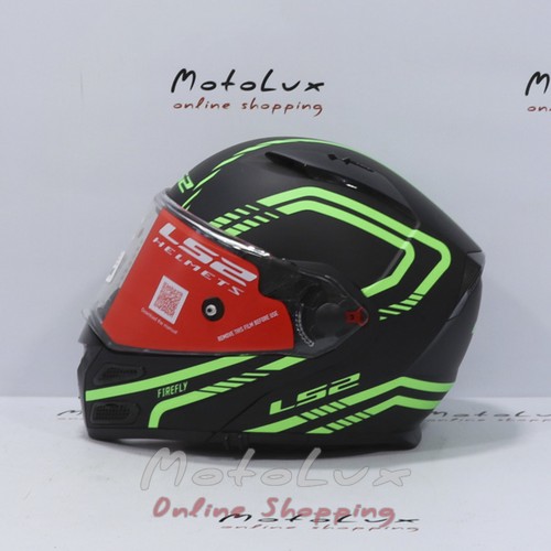 Helmet LS2 FF324 Metro Evo Firefly, matt glow green, Black-green, S