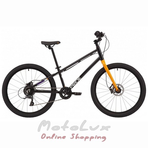 Підлітковий велосипед Pride Glider 4.2 колесо 24, 2020, black n orange