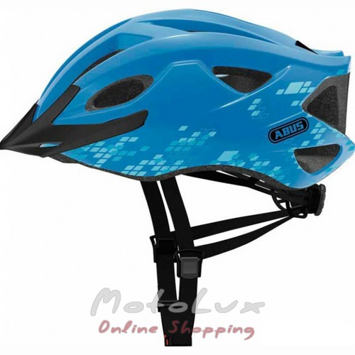 Helmet Abus S-Cension, size 52-58 cm, diamond blue