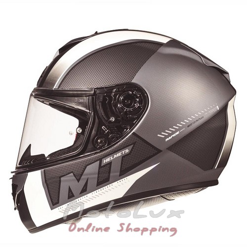 Helmet MT Rapide Overtake B6 matt white