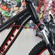 Teenage bike Benetti Legacy DD, Black-red