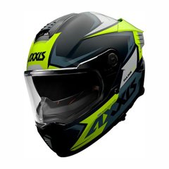 Motorcycle helmet AXXIS HAWK SV EVO IXIL A3, size S, black with yellow