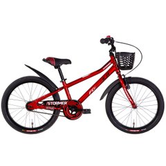 Детский велосипед Formula 20 Stormer, рама 10, AL, red n black n white, 2022