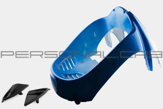 Пластик Viper Storm 2007 передній, подклювнік, синій