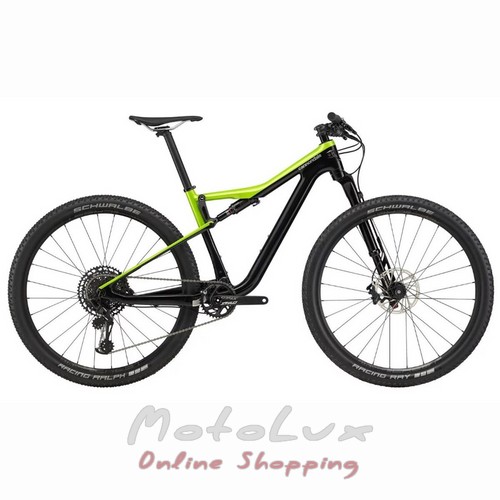 Mountain bike Cannondale Scalpel-Si Carbon 4, wheels 27.5, frame S, 2020, black n green