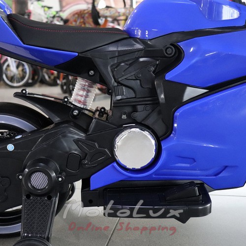 Дитячий електромотоцикл M 4104EL-4, blue