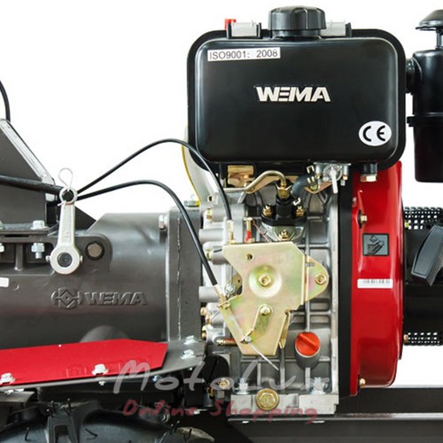 Мотоблок Weima WM1100А-6 КМ DIFF Deluxe, дизель 6 л.с. с дифференциалом