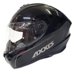Motorcycle helmet AXXIS Draken S V.2 Solid Gloss Black, size XXL, black