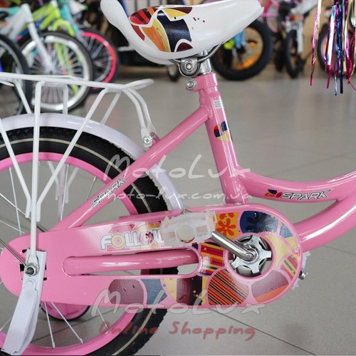 Дитячий велосипед Spark Flower, колеса 20, 2019, pink