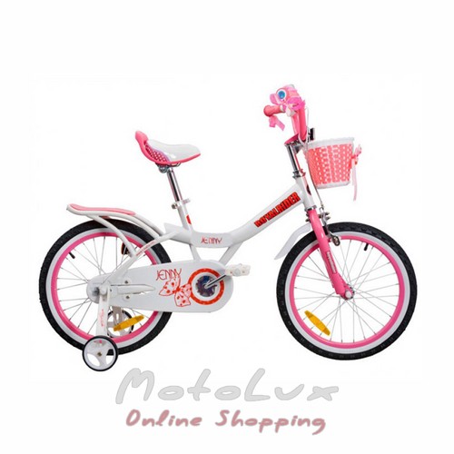 Gyermek kerékpár Royalbaby Jenny Girls, kerék 18, rózsaszín