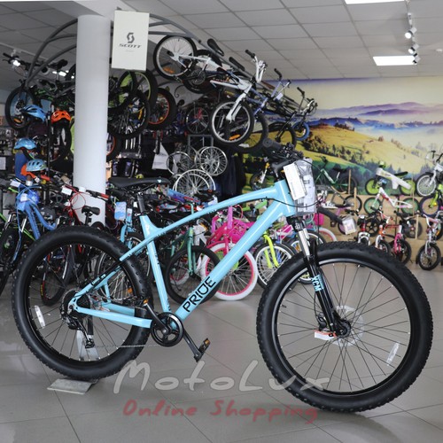 Гірський велосипед Pride Savage 7.1, колеса 27,5, рама XL, 2020, sky blue