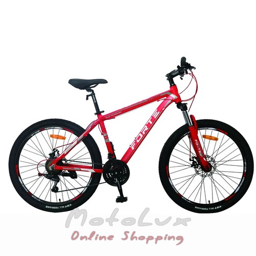 Forte Extreme Mountain Bike, 19" Frame Size, 29" Wheel Size, Red