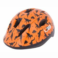 Шолом дитячий Green Cycle Dino (48-52 см) black n orange