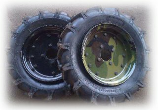 Колесо на мотоблок в сборе 5,00-12, камуфляж Колесо на мотоблок в сборе 5,00-12, камуфляж