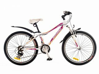 Велосипед Optimabikes Colibree Am Al, колеса 24, рама 12.5, white n pink