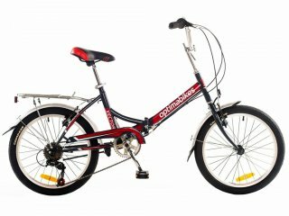 Складний велосипед Optimabikes Vector, колеса 20, black n red