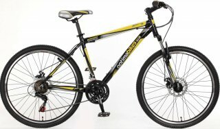 Гірський велосипед Optimabikes F-1 Аm Dd, колеса 26, рама 18, black n yellow