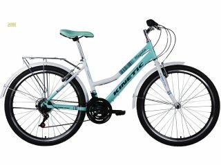 Городской велосипед Kinetic Magnolia Alu, колеса 26, рама 15, white n blue