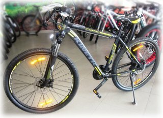 Горный велосипед Kinetic Crystal колёса 29, рама L, Black-Yellow