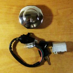 Замок зажигания Альфа / Дельта + крышка бака