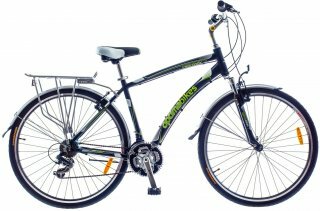 Міський велосипед Optimabikes Highway AM Vbr Al, колеса 28, рама 19, black n grey