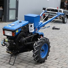 Diesel Walk-Behind Tractor Zubr JR-Q12E Plus, 12 HP